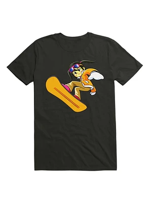 Kawaii Snowboarder Girl T-Shirt