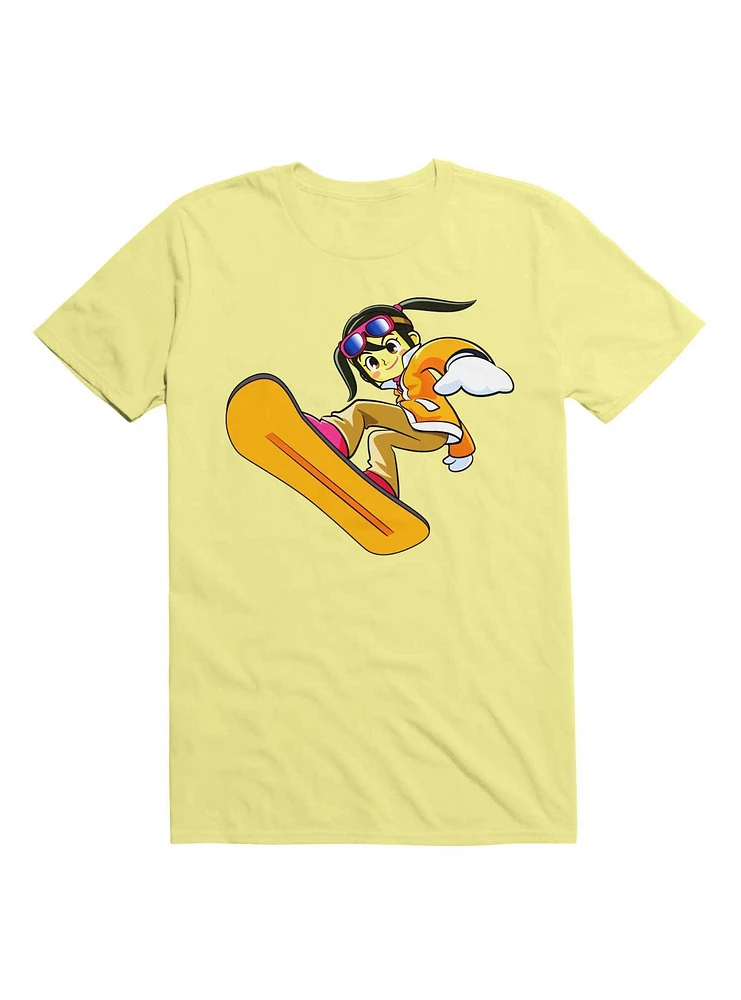 Kawaii Snowboarder Girl T-Shirt