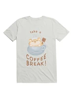 Kawaii coffee Hot Springs Take a Break! T-Shirt