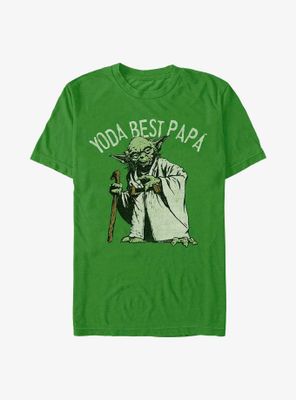 Star Wars Yoda Best Papa T-Shirt