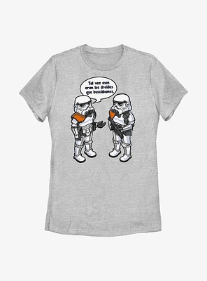 Star Wars Might Be The Droids We Were Looking For Spanish Womens T-Shirt