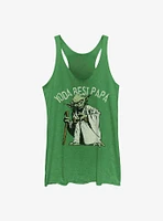 Star Wars Yoda Best Papa Womens Tank Top