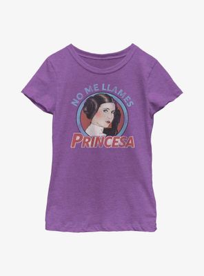 Star Wars No Me Llames Princesa Leia Youth Girls T-Shirt