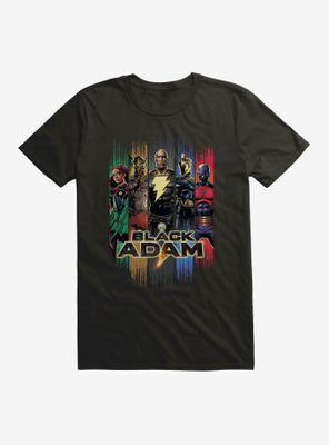 DC Comics Black Adam Team Panels T-Shirt