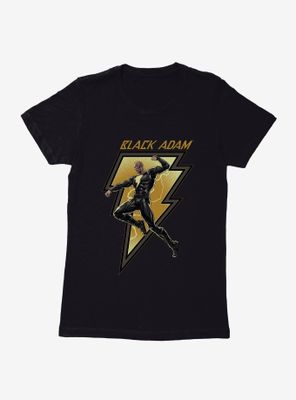 DC Comics Black Adam Lightning Action Womens T-Shirt