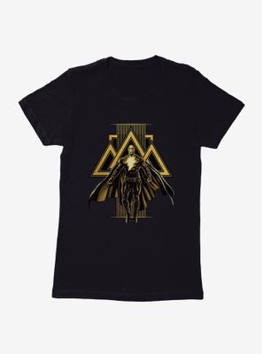 DC Comics Black Adam Gold Womens T-Shirt