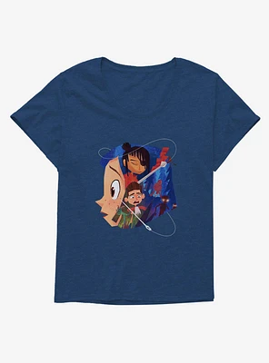 Laika Fan Art Winner Woven Together Girls T-Shirt Plus