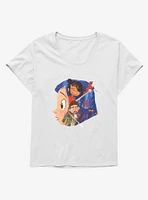 Laika Fan Art Winner Woven Together Girls T-Shirt Plus
