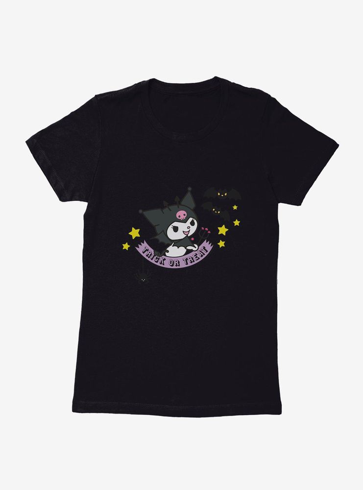 Kuromi Halloween Bats Womens T-Shirt