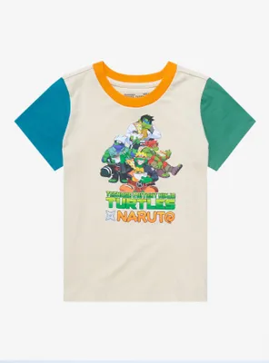 Teenage Mutant Ninja Turtles x Naruto Color Block Toddler T-Shirt - BoxLunch Exclusive