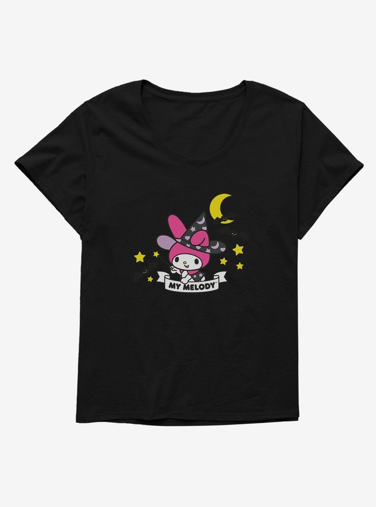 My Melody Halloween Logo Womens T-Shirt Plus