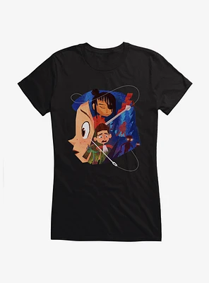 Laika Fan Art Winner Woven Together Girls T-Shirt