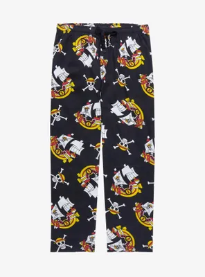 One Piece Thousand Sunny Allover Print Sleep Pants - BoxLunch Exclusive