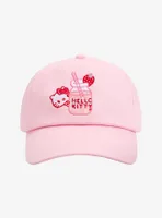 Sanrio Hello Kitty Strawberry Milk Embroidered Cap - BoxLunch Exclusive 