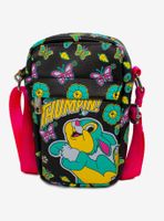 Disney Bambi Thumper Thumpin Retro Pose Floral Collage Cross Body Bag