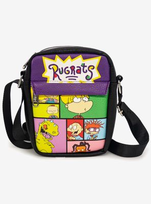 Buckle-Down Nickelodeon Rugrats Character Pose Blocks Vegan Leather Phone  Bag Holder Wallet