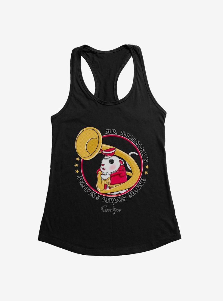Coraline Jumping Circus Mouse Womens Tank Top