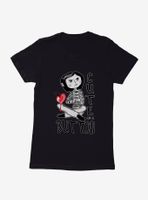Coraline Cute as a Button Womens T-Shirt