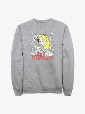 Disney Alice Wonderland Group Sweatshirt