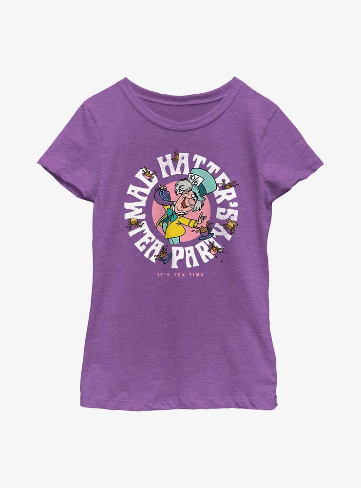 Disney Alice Wonderland Tea Time Youth Girls T-Shirt