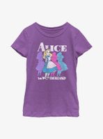 Disney Alice Wonderland Trippy Youth Girls T-Shirt