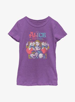 Disney Alice Wonderland Vintage Youth Girls T-Shirt