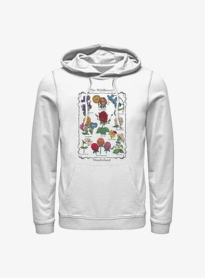 Disney Alice Wonderland Flowers Hoodie