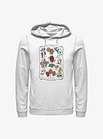 Disney Alice Wonderland Flowers Hoodie