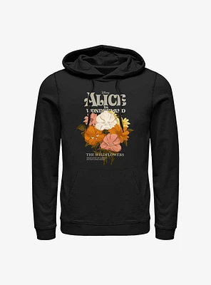 Disney Alice Wonderland Flower Bouquet Hoodie