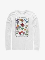 Disney Alice Wonderland Flowers Long-Sleeve T-Shirt