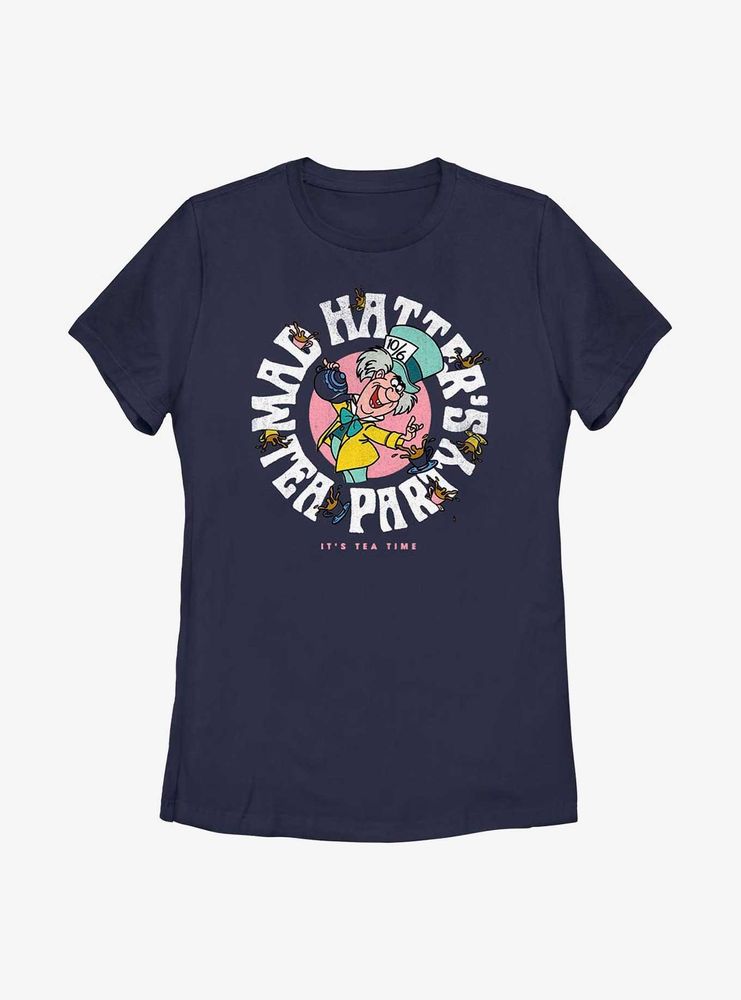 Disney Alice Wonderland Tea Time Womens T-Shirt