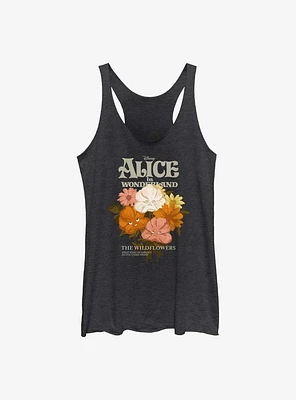 Disney Alice Wonderland Flower Bouquet Womens Tank Top