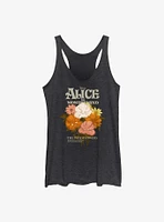 Disney Alice Wonderland Flower Bouquet Womens Tank Top