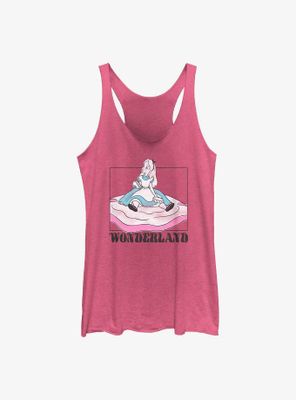 Disney Alice Wonderland Soft Pop Womens Tank Top