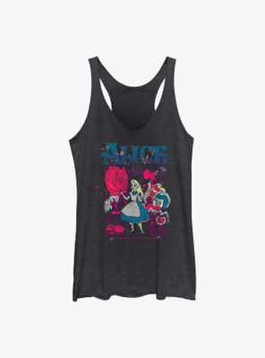 Disney Alice Wonderland Technicolor Womens Tank Top