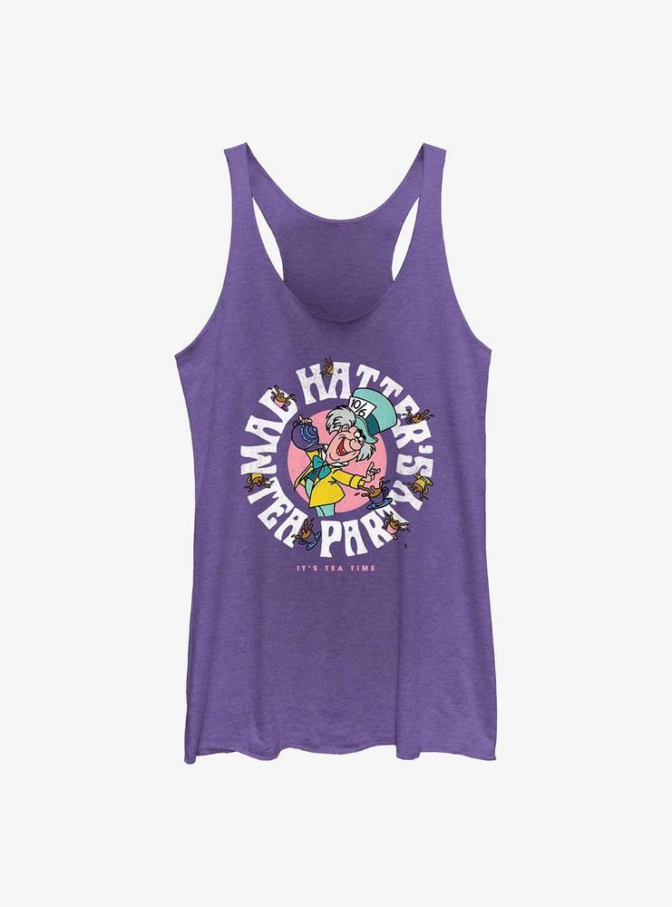 Disney Alice Wonderland Tea Time Womens Tank Top