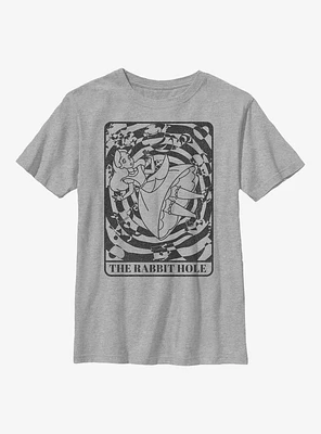 Disney Alice Wonderland Rabbit Hold Card Youth T-Shirt