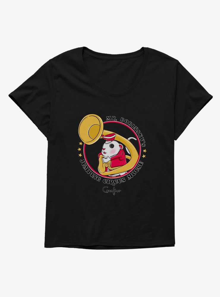 Coraline Jumping Circus Mouse Womens T-Shirt Plus