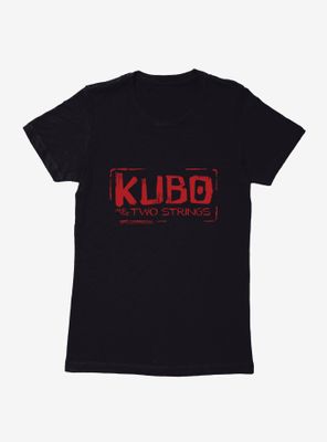 Kubo and the Two Strings Red Logo Womens T-Shirt