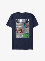 Marvel Dad Hero Qualities T-Shirt