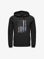 Rustic American Flag Long-Sleeve T-Shirt