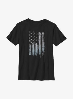 Rustic American Flag Youth T-Shirt