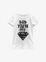 DC Comics Superman Dad You're My Youth Girls T-Shirt