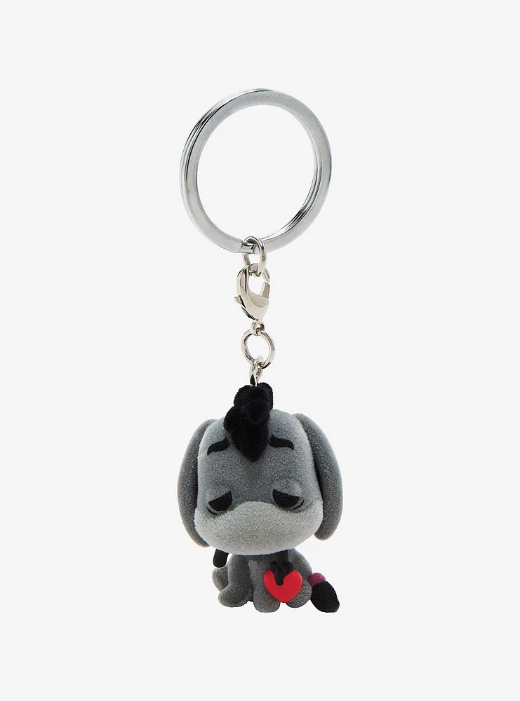 Funko Pocket Pop! Disney Winnie the Pooh Eeyore (Flocked) Vinyl Keychain - BoxLunch Exclusive