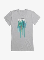 Adventure Time BMO Paint Drip Girls T-Shirt