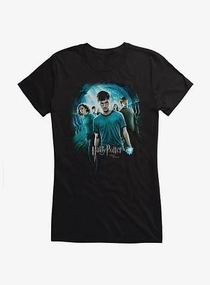 Harry Potter Order of Phoenix Movie Poster Girls T-Shirt