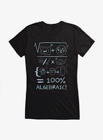 Adventure Time Finn And Jake Algebraic Girls T-Shirt