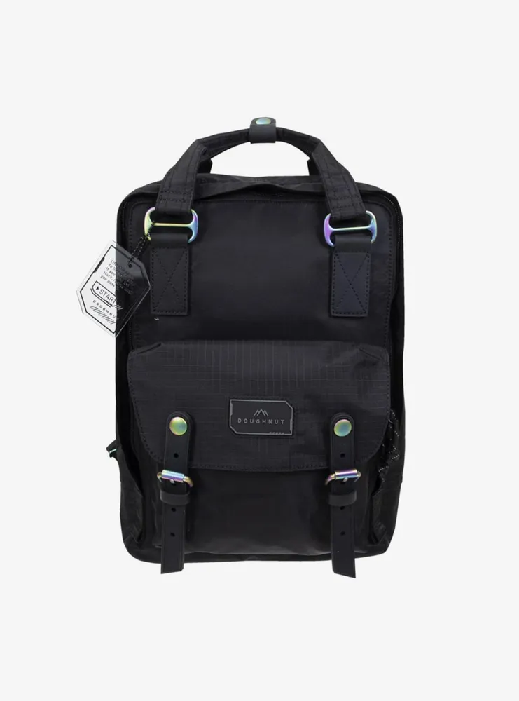 Doughnut Macaroon Gamescape Series Black Backpack