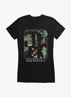 Harry Potter Herbology Textbook Plants Girls T-Shirt
