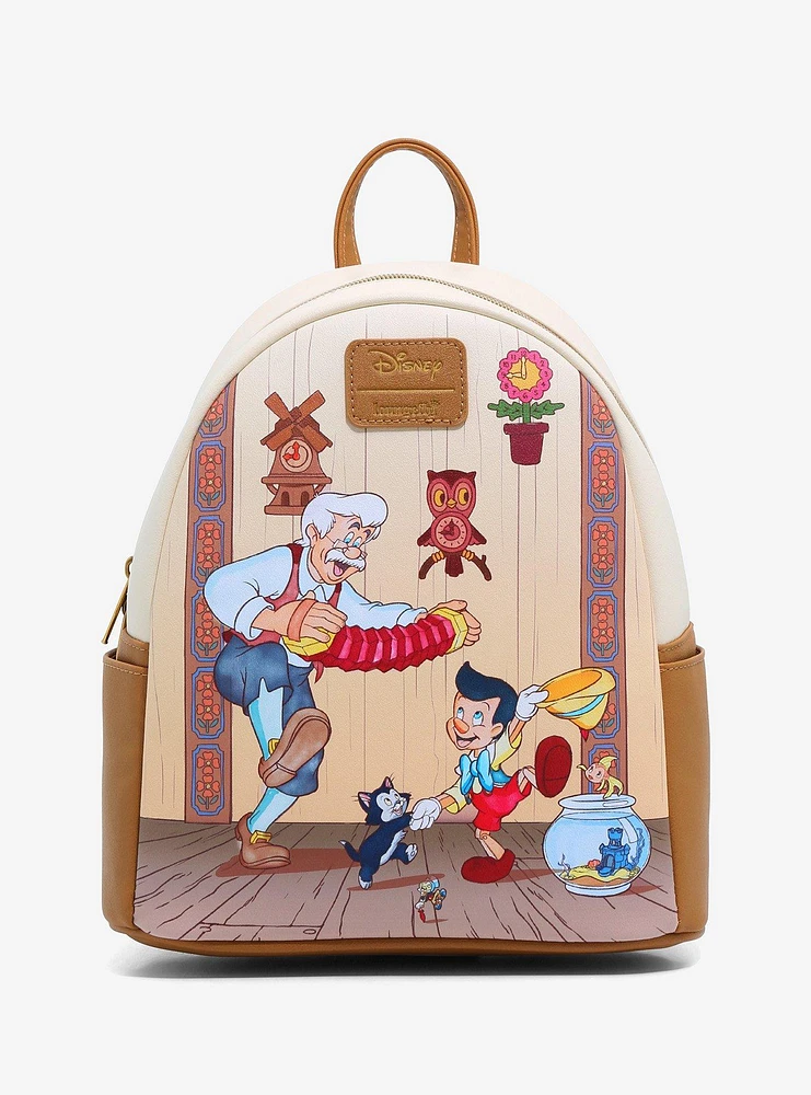 Loungefly Disney Pinocchio Dancing Mini Backpack